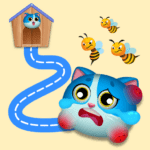 Cat Rush – Draw to Home Mod Apk Unlimited Money VARY
